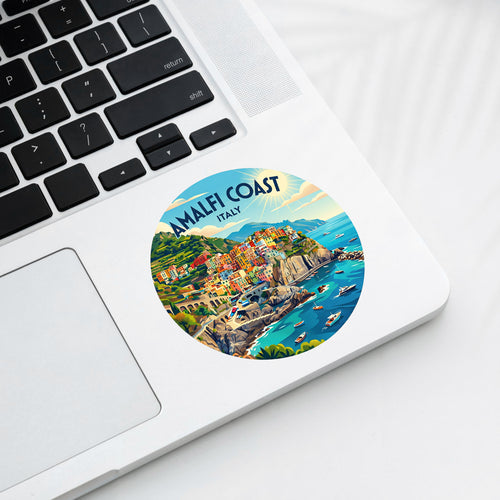 Amalfi Coast Italy Harbour Sticker
