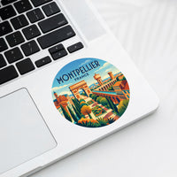 Montpellier France Peyrou Sticker