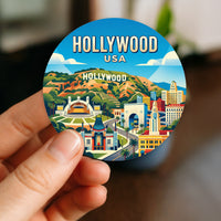 Hollywood USA Bowl Sticker