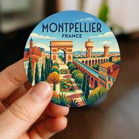 Montpellier France Peyrou Sticker